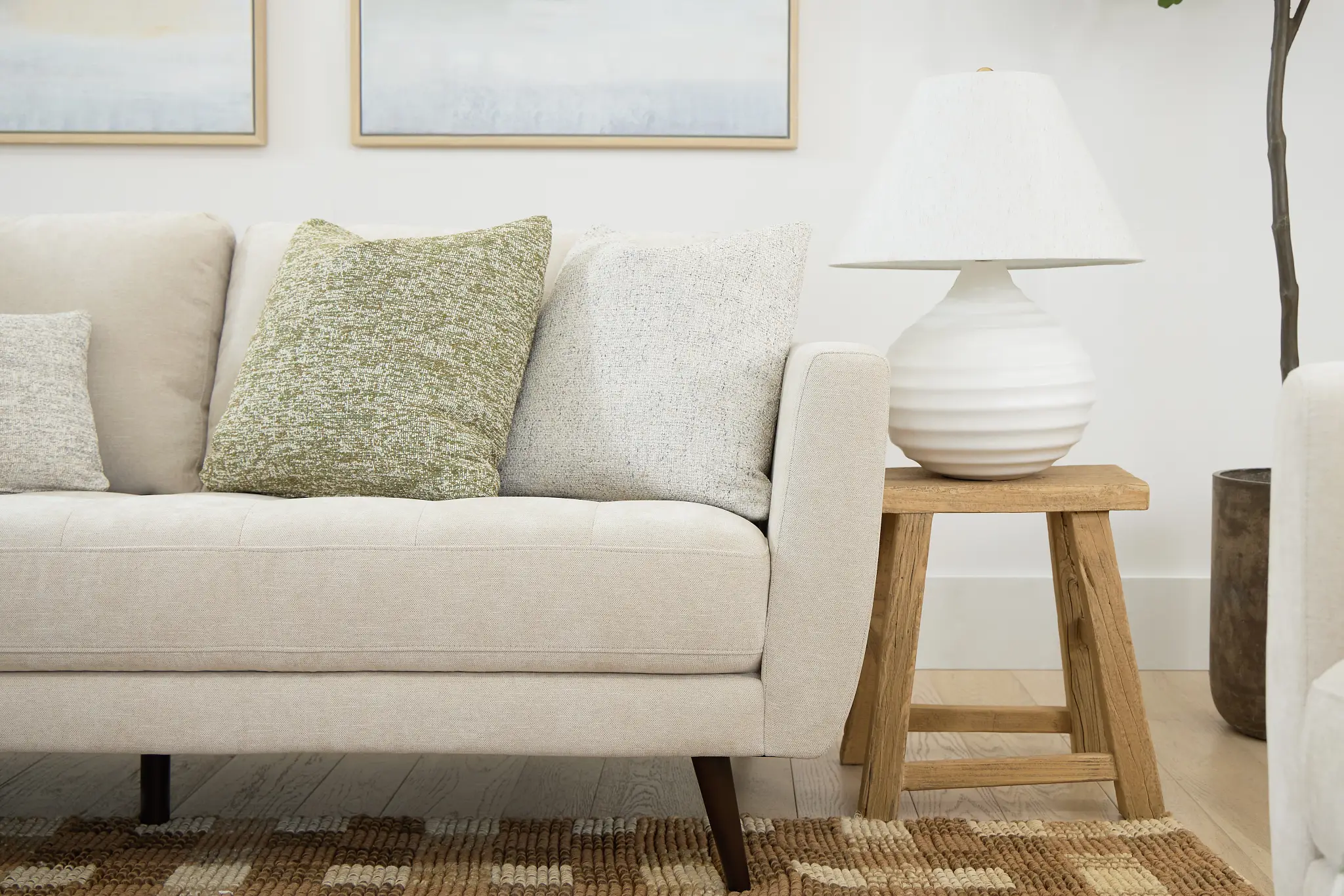 Nina Light Tone Square Stool Nina Light Tone Square Stool