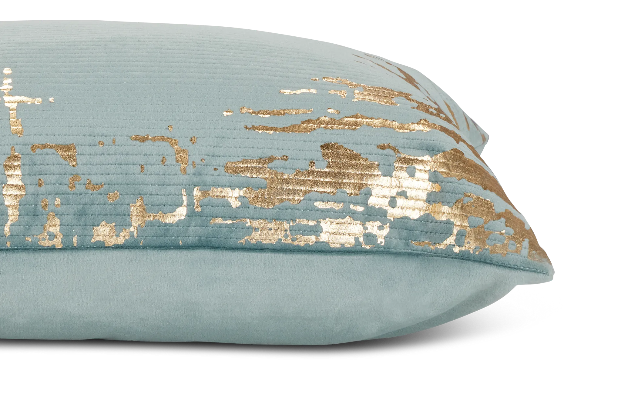 Langley Green Velvet Lumbar Accent Pillow