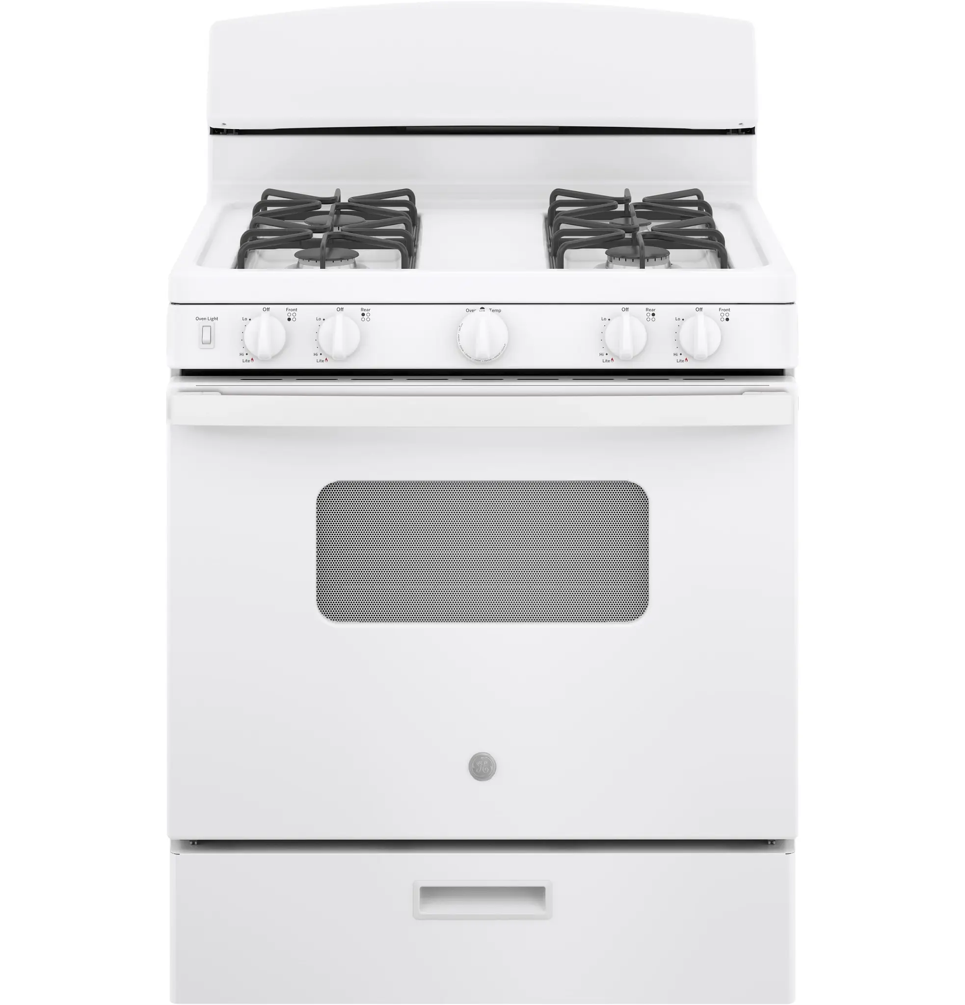 Ge 10 Series White 30" Gas Range Ge 10 Series White 30" Gas Range