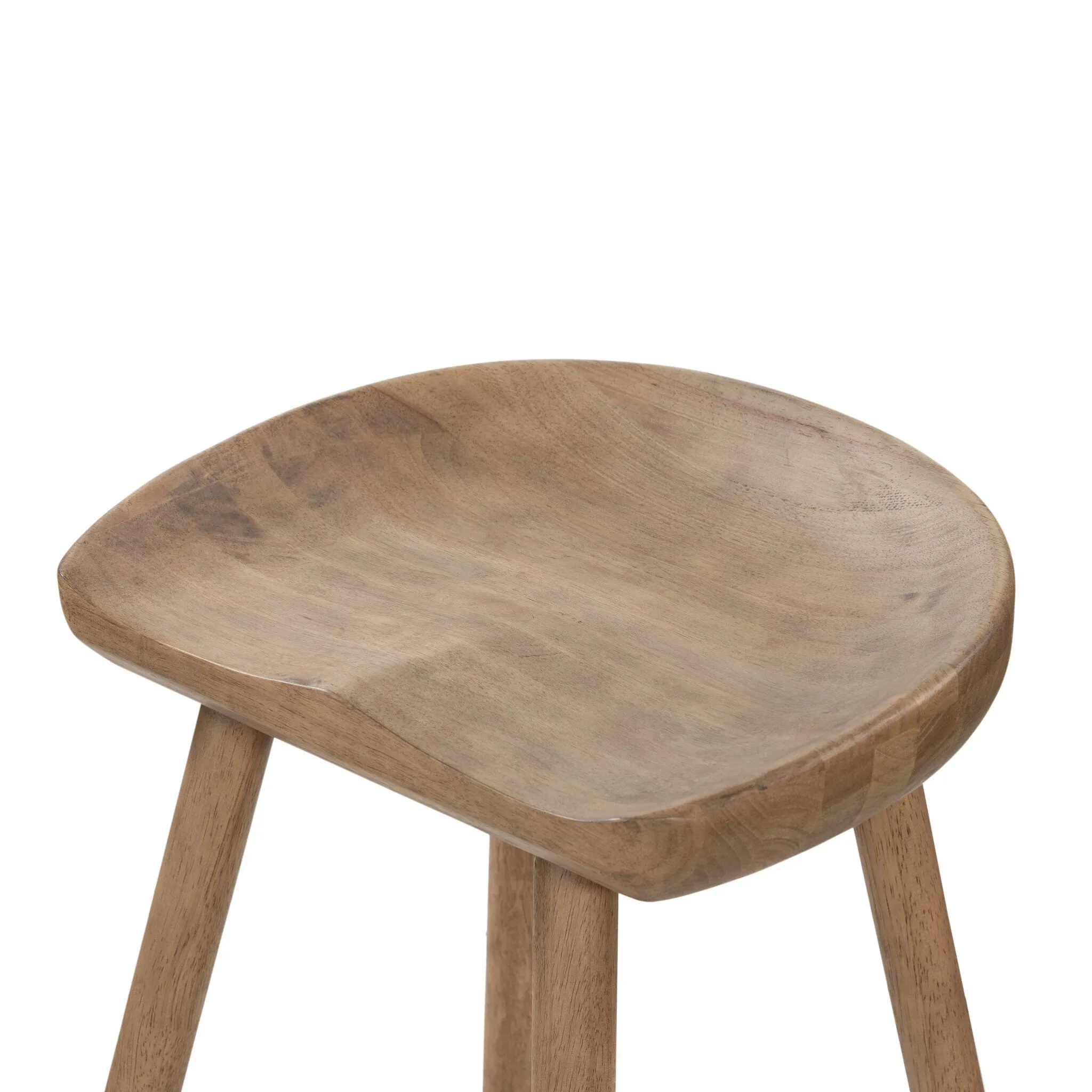 Four Hands Barry Light Tone 24" Wood Barstool