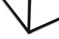 Doren Black Square End Table