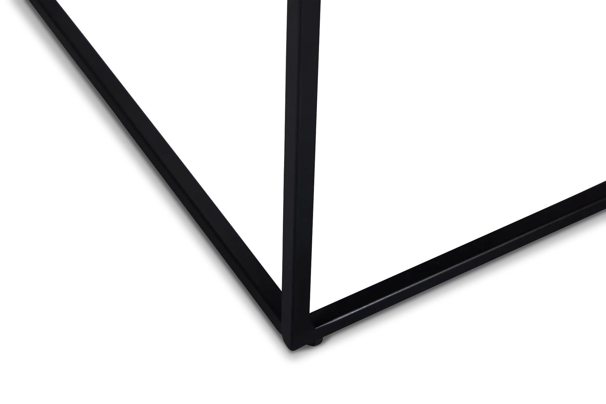 Doren Black Square End Table