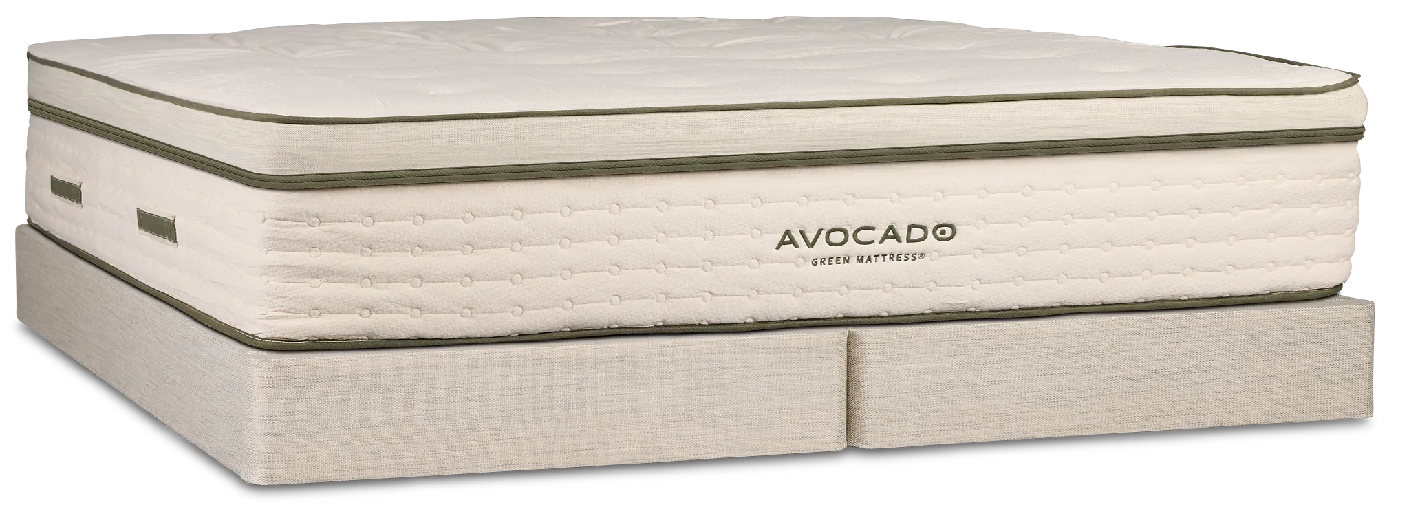 Avocado Green Plush Mattress Set
