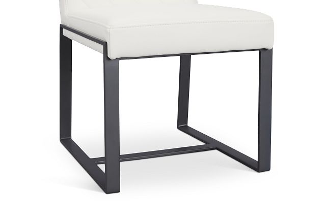 Harlem White Upholstered Side Chair