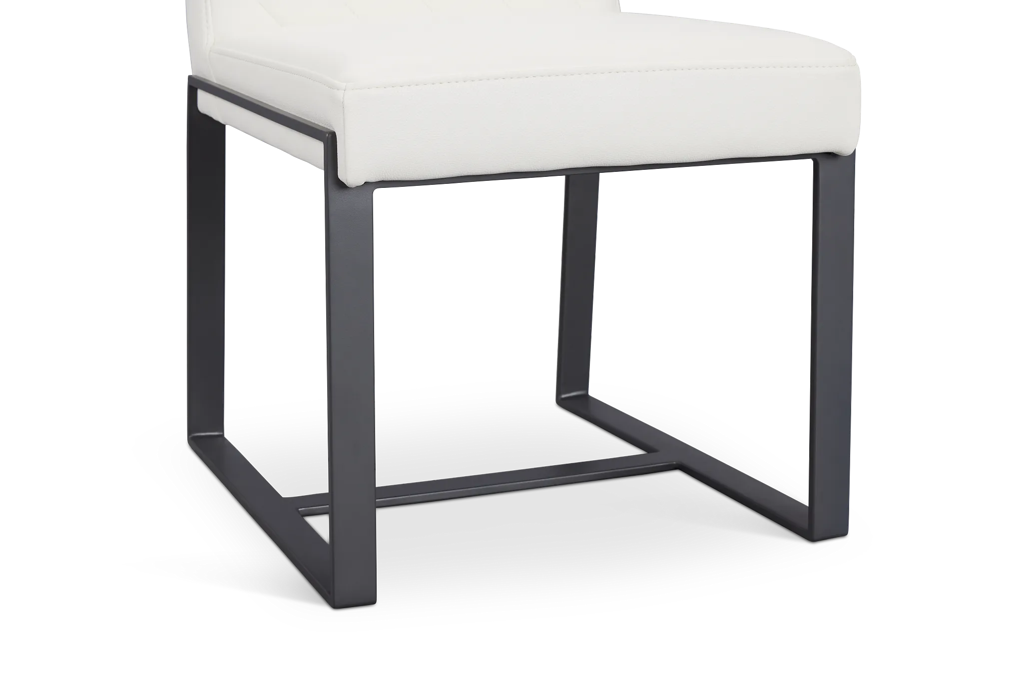 Harlem White Upholstered Side Chair