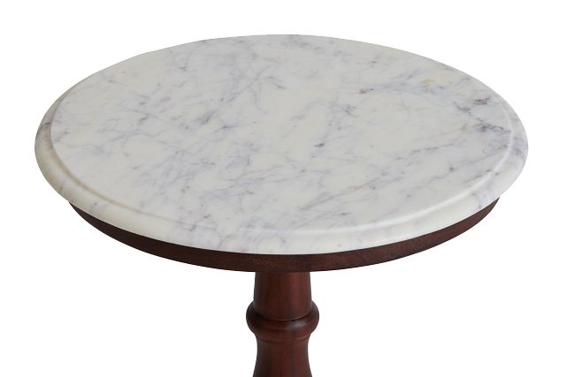 Jude White Accent Table