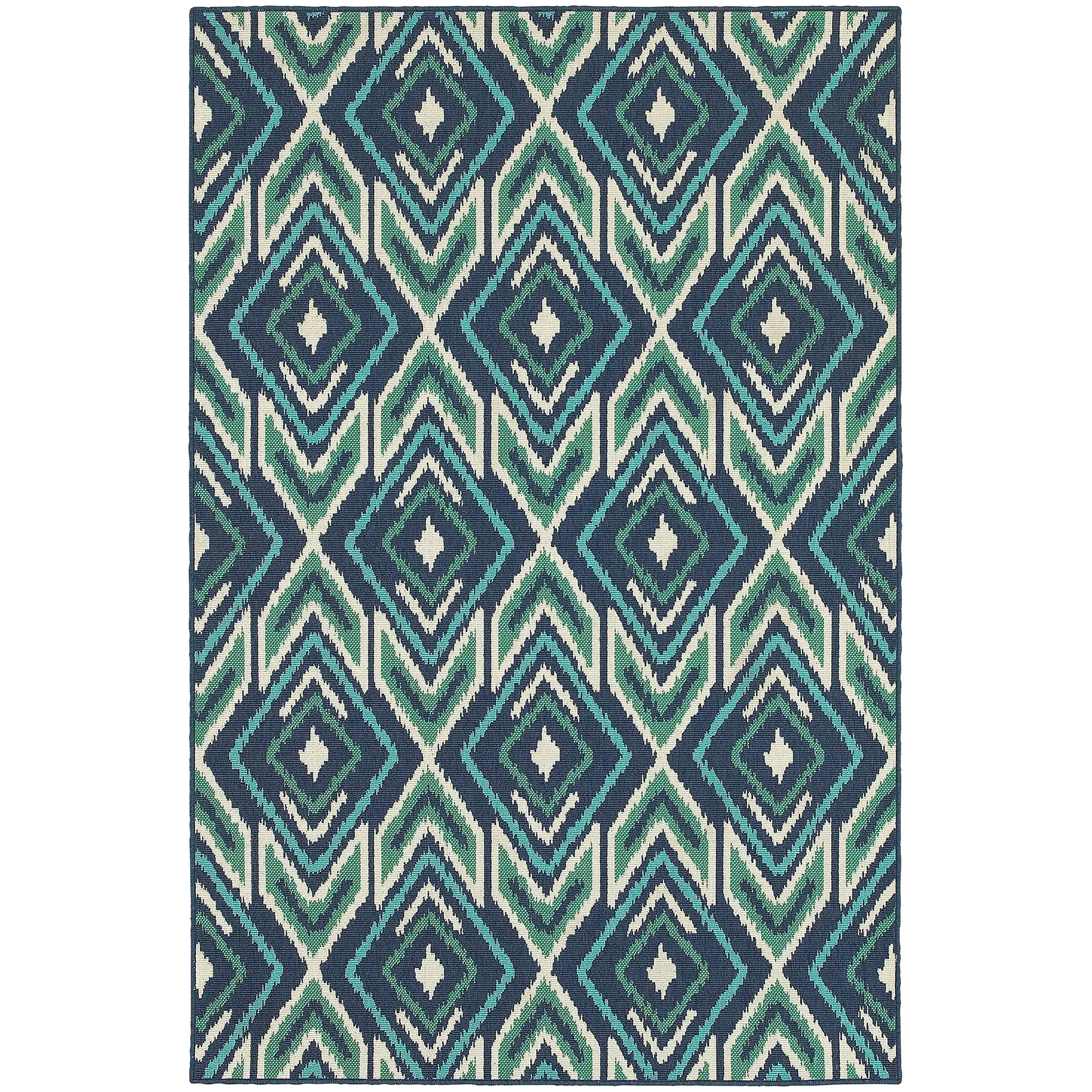 Megan Dark Blue Indoor/outdoor 8x10 Area Rug Megan Dark Blue Indoor/outdoor 8x10 Area Rug