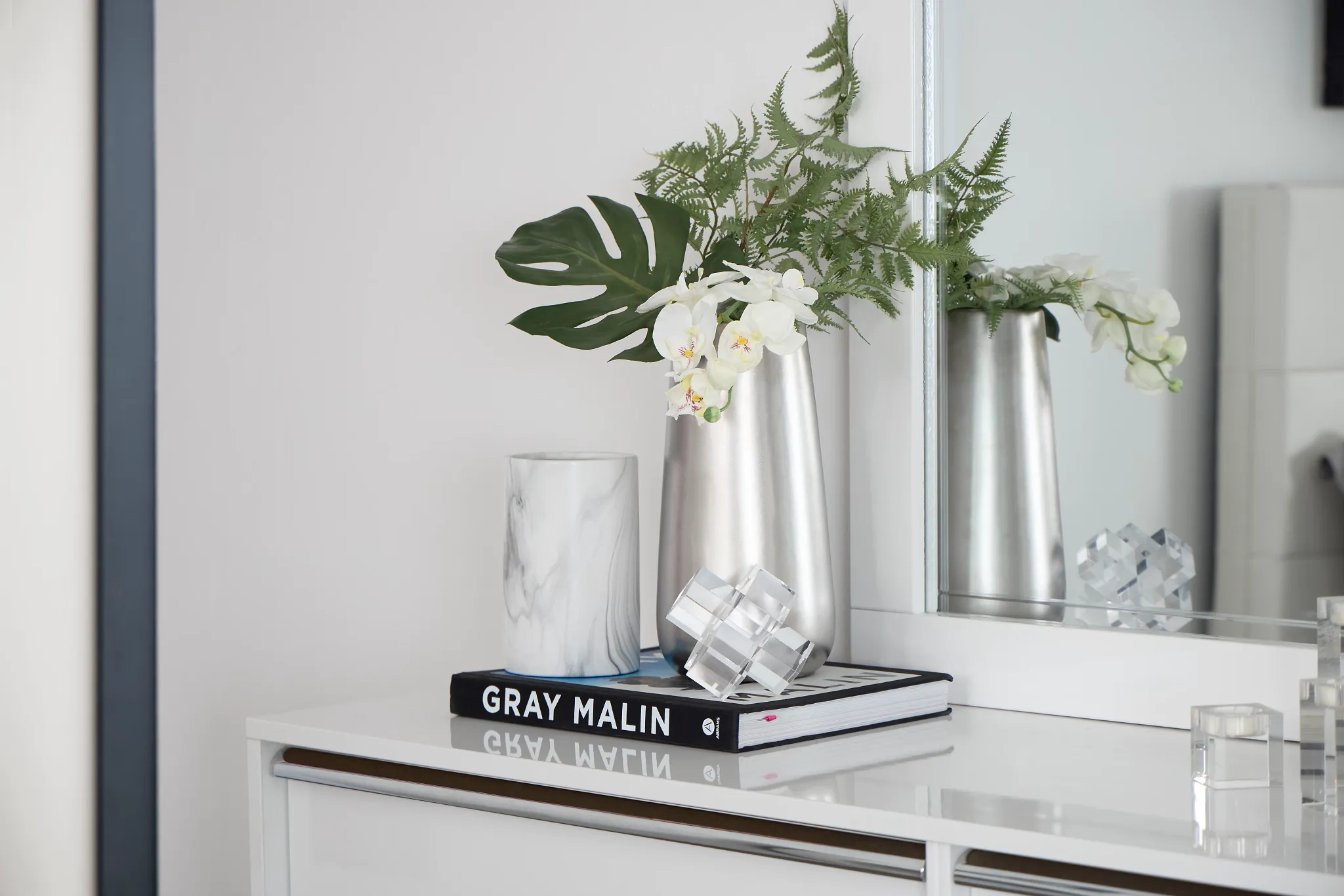 Iika Silver Medium Vase