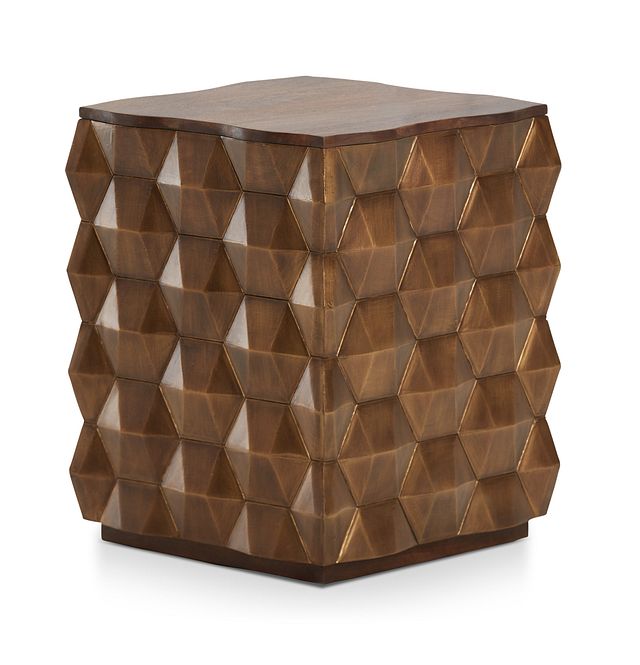 Versie Gold Square End Table