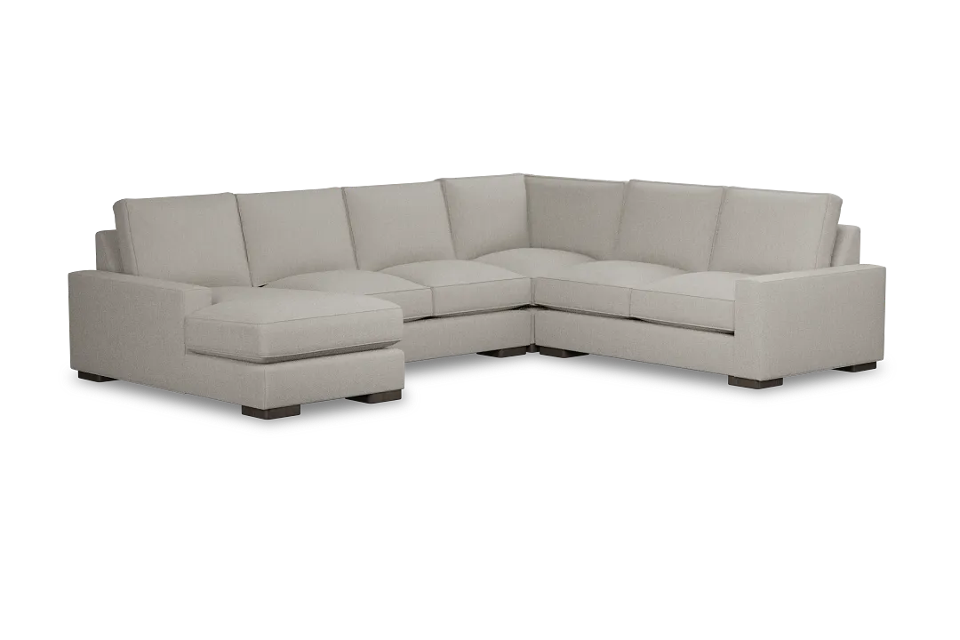 Edgewater Revenue Beige Medium Left Chaise Sectional