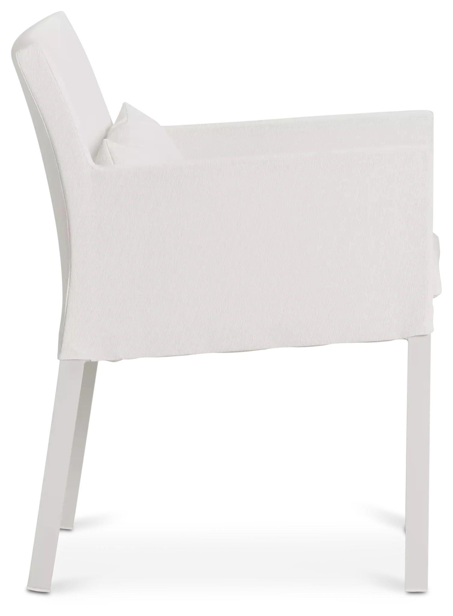 Lisbon White Cushioned Chair Lisbon White Cushioned Chair