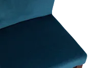 Bentley Dark Blue Velvet Upholstered Side Chair