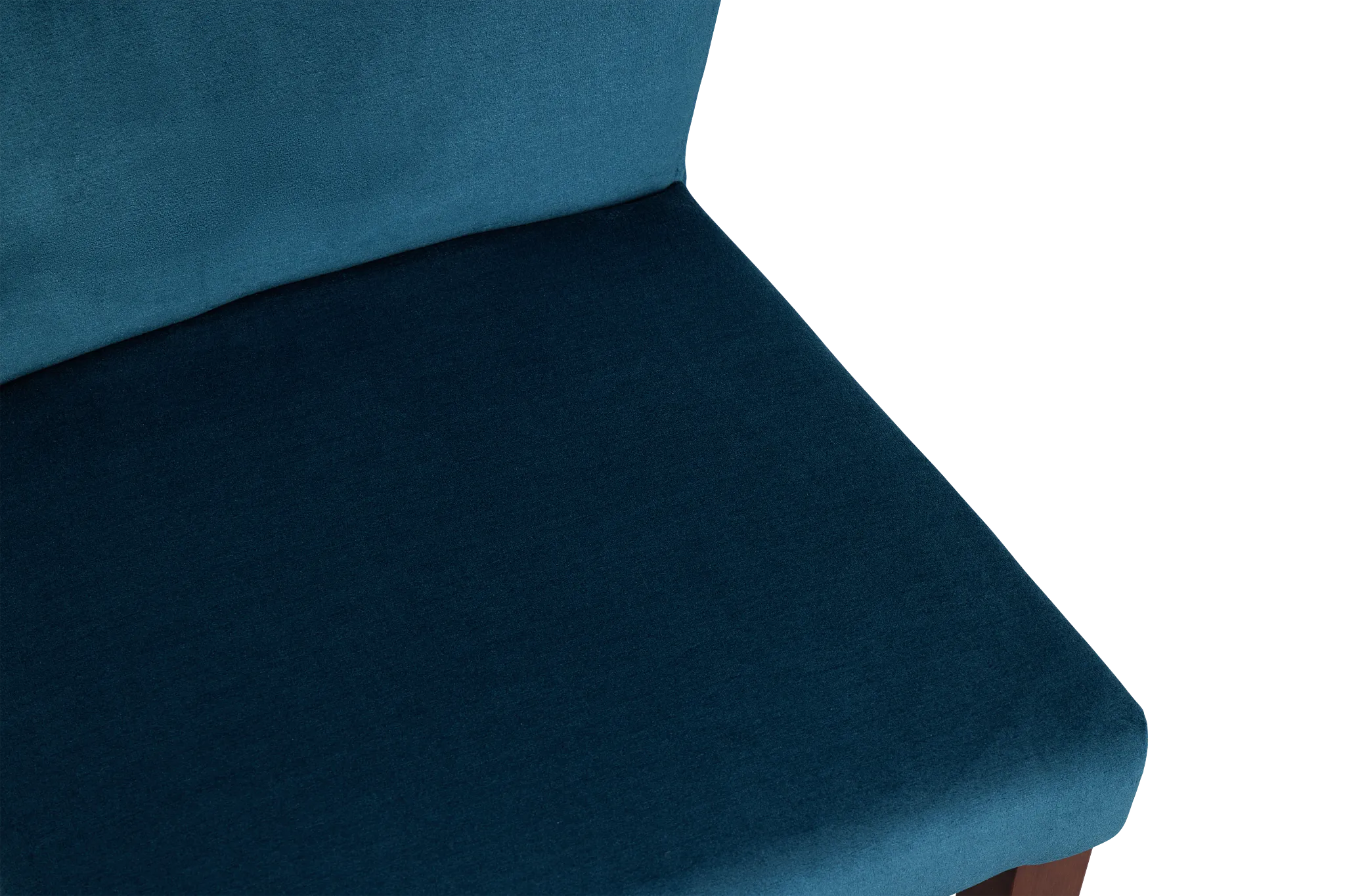 Bentley Dark Blue Velvet Upholstered Side Chair