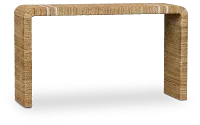 Nantucket Light Tone Woven Console Table