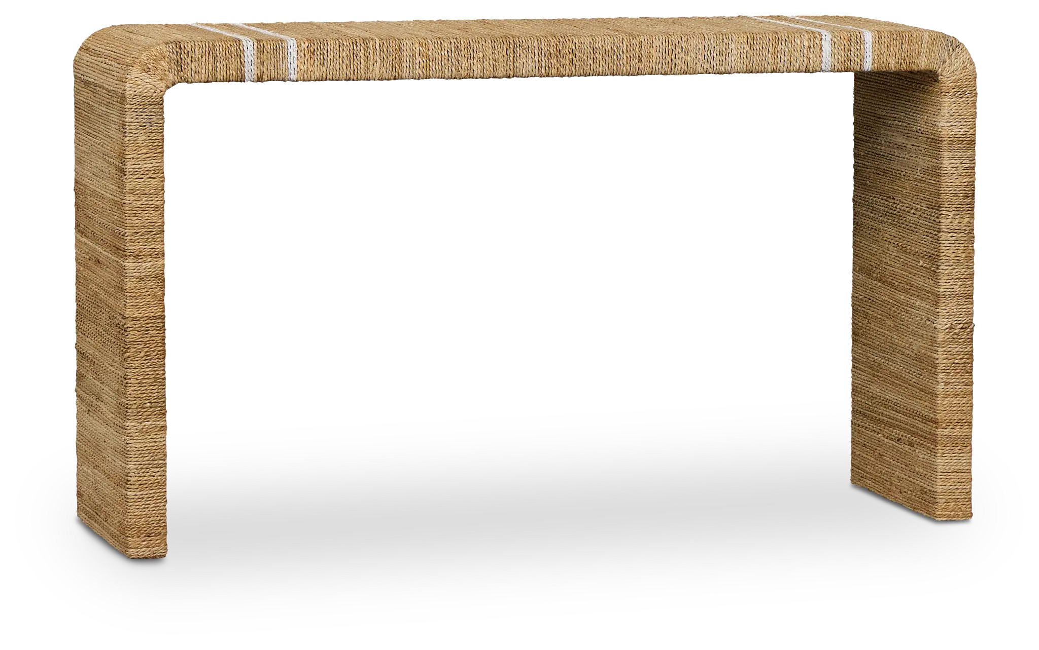 Nantucket Light Tone Woven Console Table Nantucket Light Tone Woven Console Table