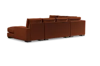 Edgewater Joya Orange Medium Right Chaise Sectional