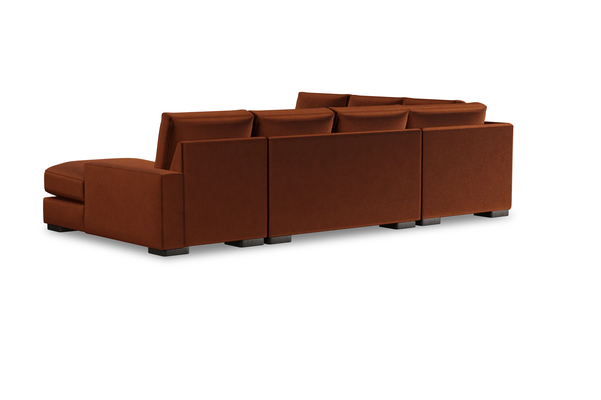 Edgewater Joya Orange Medium Right Chaise Sectional