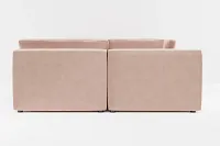 Destin Joya Light Pink Velvet 8-piece Pit Sectional