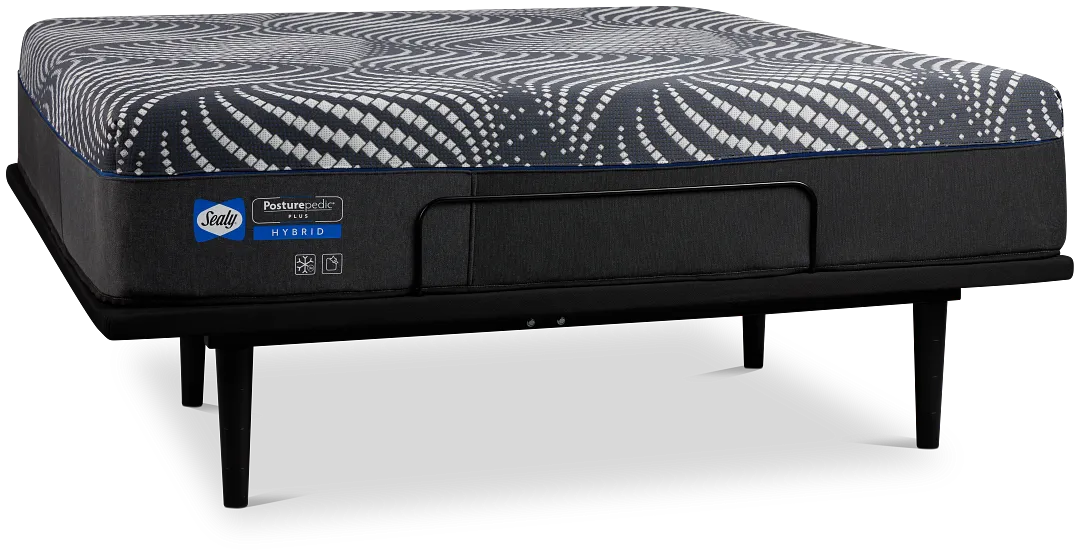 Sealy Posturepedic Plus High Point 14" Soft Ease Adjustable Mattress Set