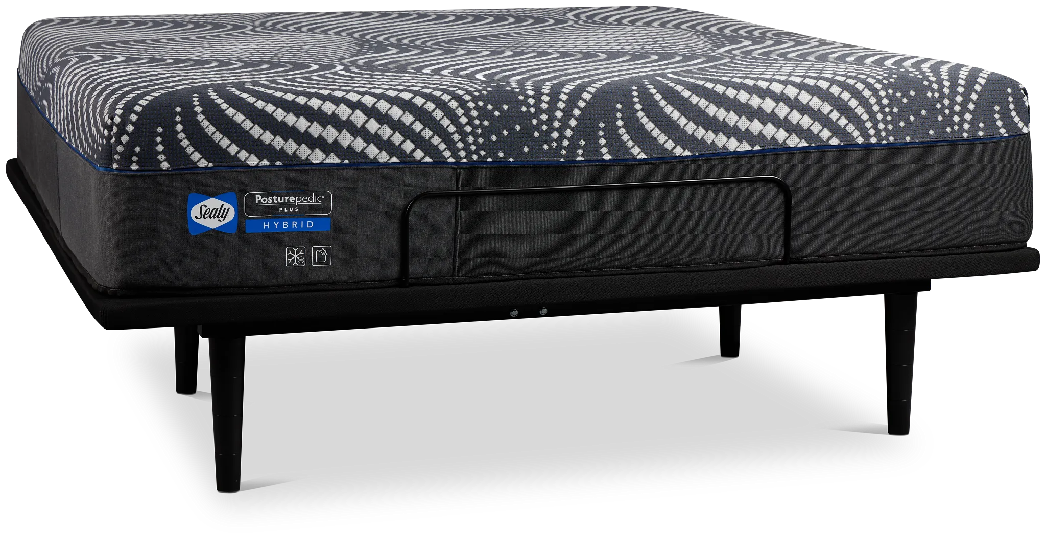 Sealy Posturepedic Plus High Point 14" Soft Ease Adjustable Mattress Set