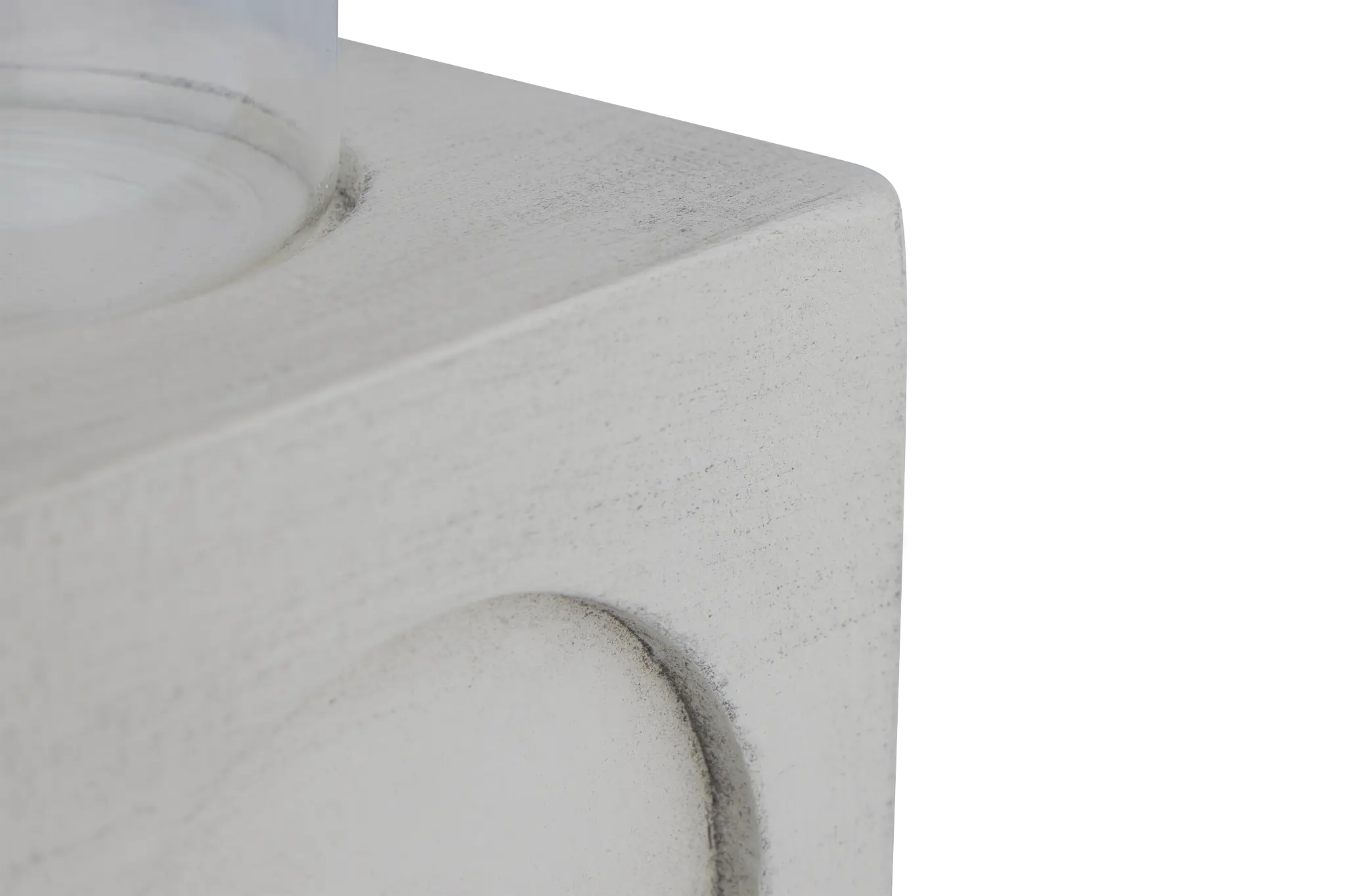 Bedford White Large Candle Holder Bedford White Large Candle Holder