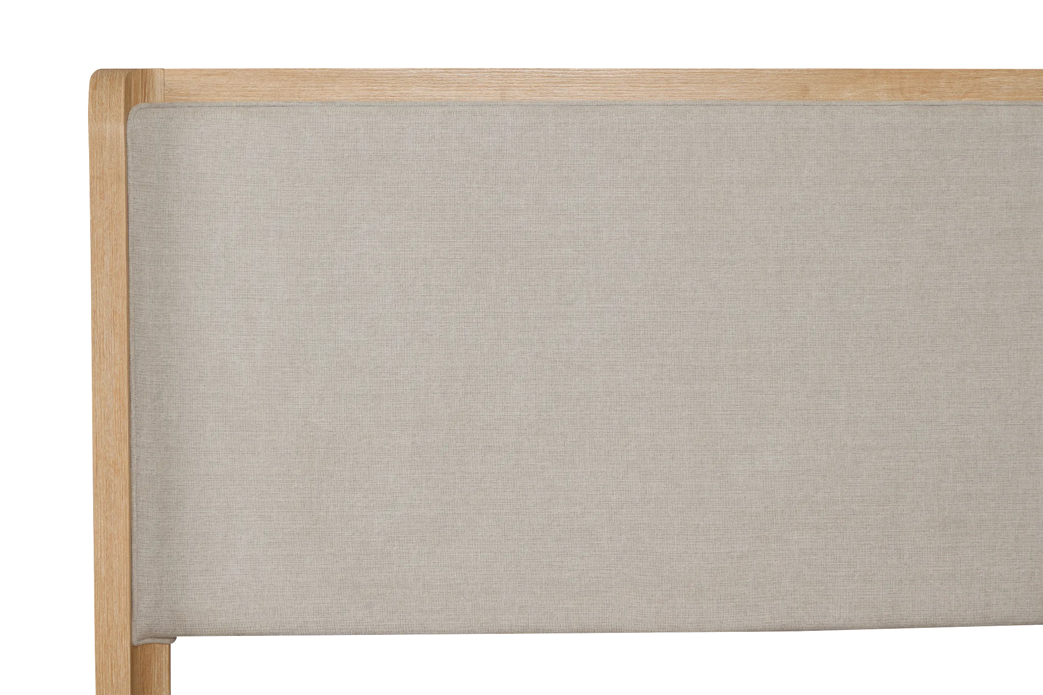 Emory Light Tone Upholstered Platform Bed