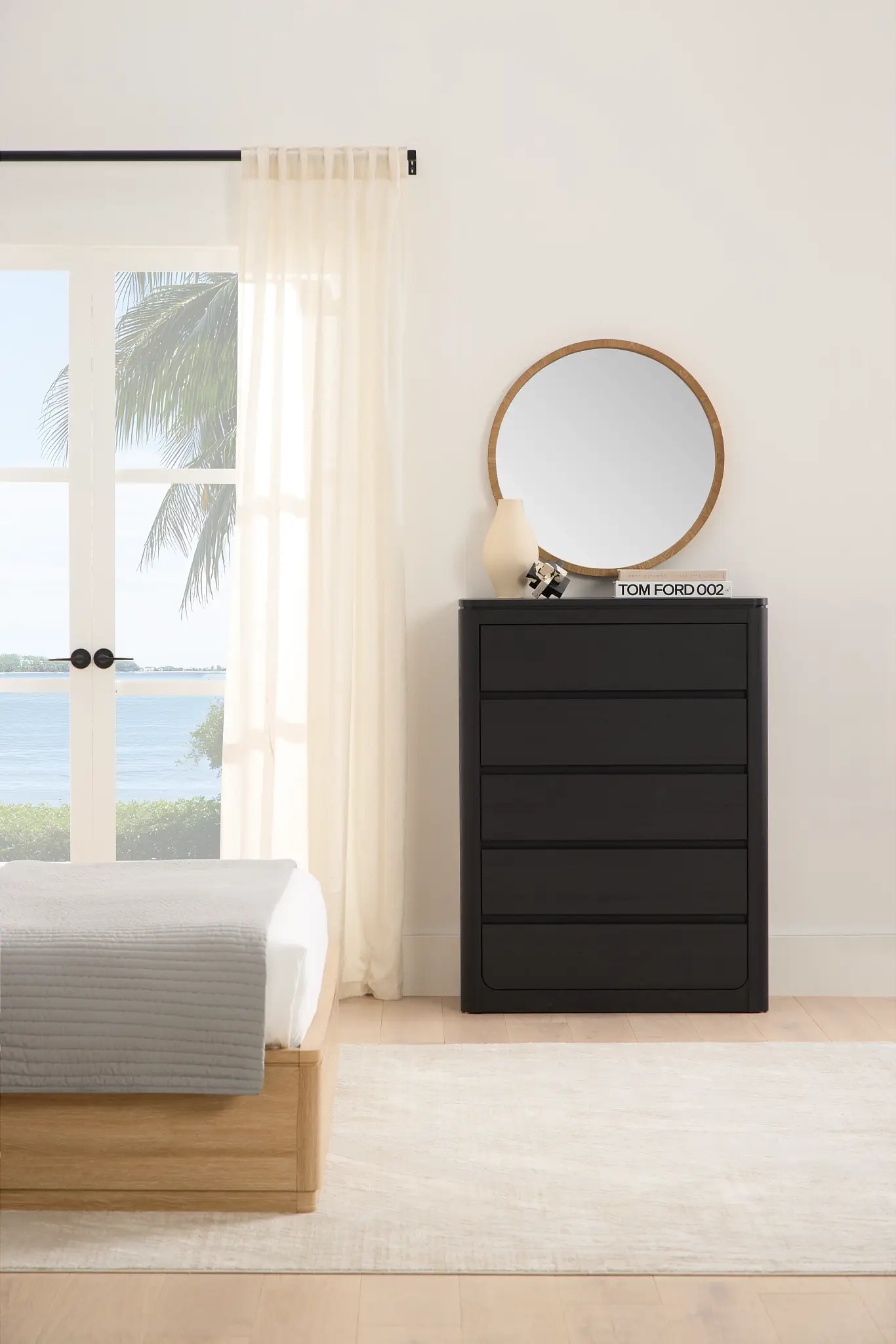 Emory Black Drawer Chest Emory Black Drawer Chest