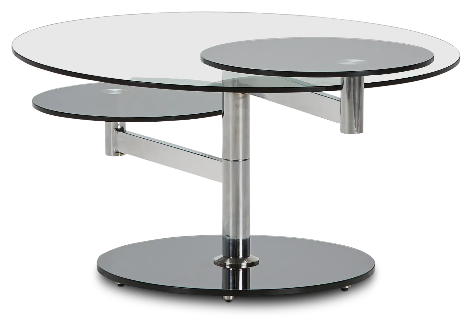 Dalston Glass Round Coffee Table Dalston Glass Round Coffee Table