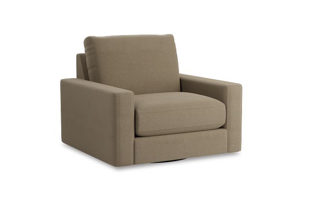Edgewater Elite Taupe Swivel Chair