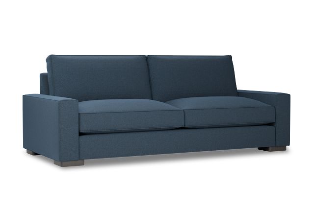 Edgewater Elite Blue 96" Sofa W/ 2 Cushions