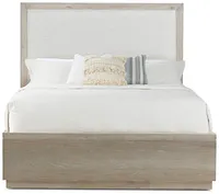 Boca Grande Two-tone Uph Platform Bed