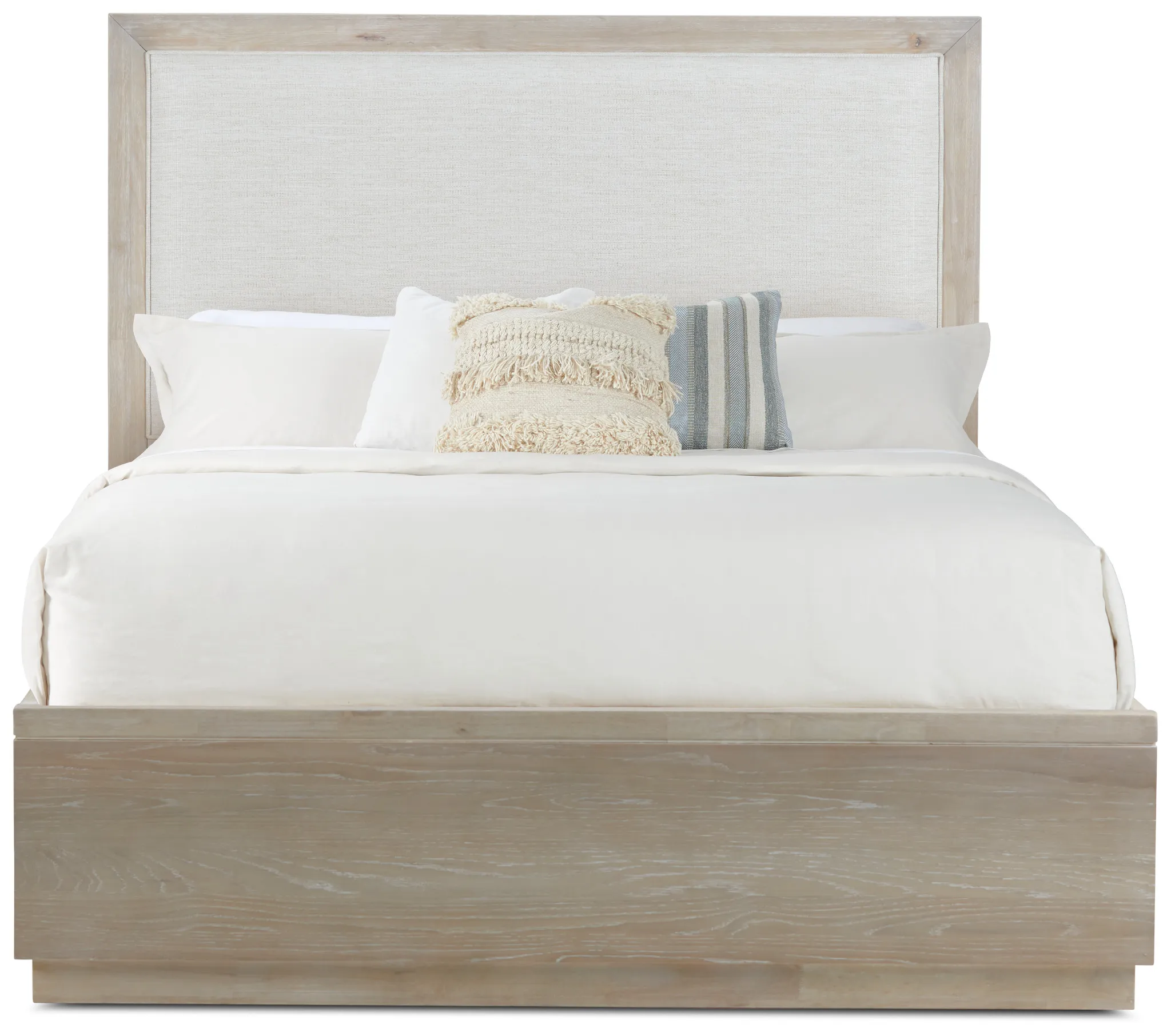 Boca Grande Two-tone Uph Platform Bed