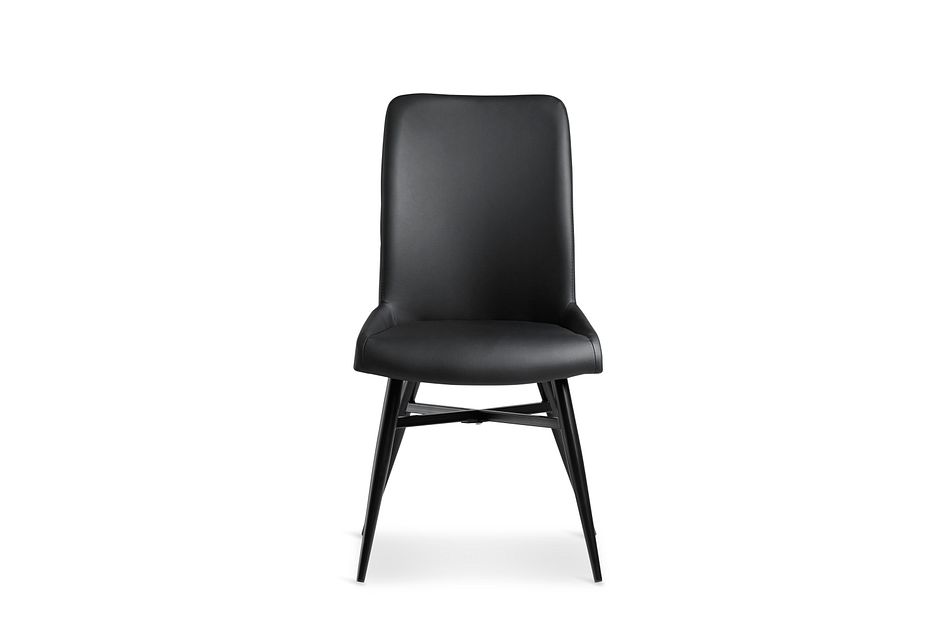 Lemans Black Upholstered Side Chair Dining Room Chairs City Furniture