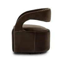 Four Hands Hawkins Brown Velvet Accent Chair