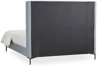 Kent Gray Uph Panel Bed