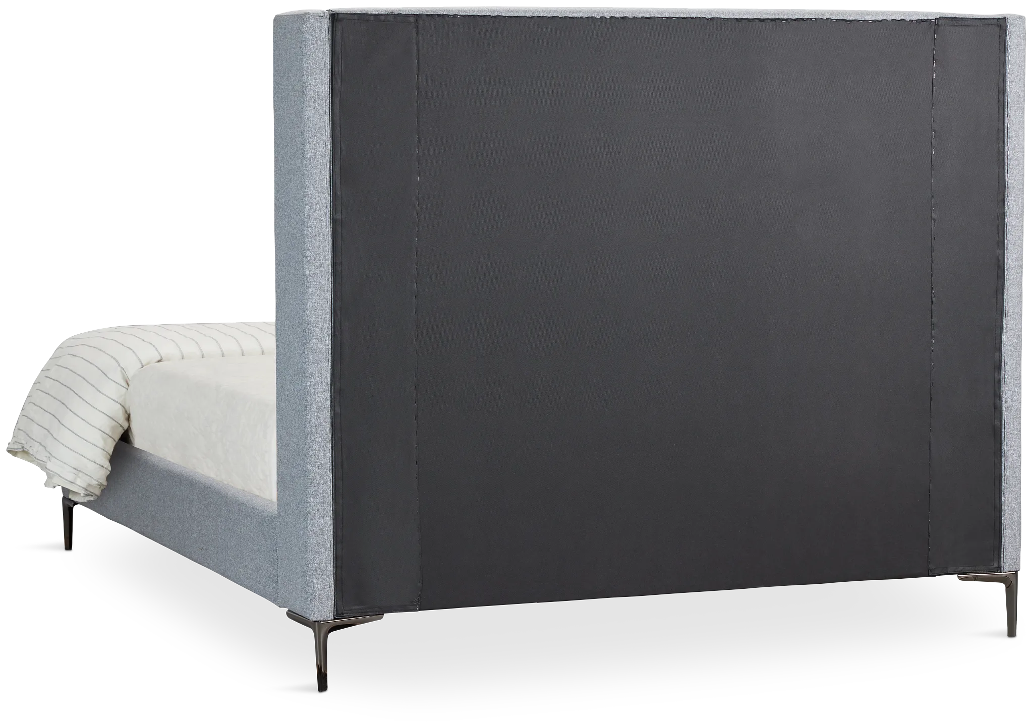 Kent Gray Uph Panel Bed