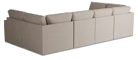 Citymod Beige Fabric 8-piece Pit Sectional