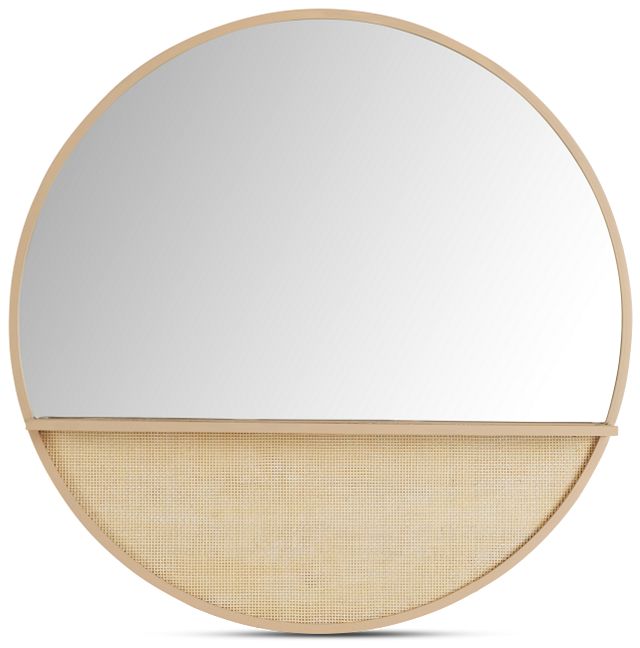 Cecily Metal Round Mirror (0)