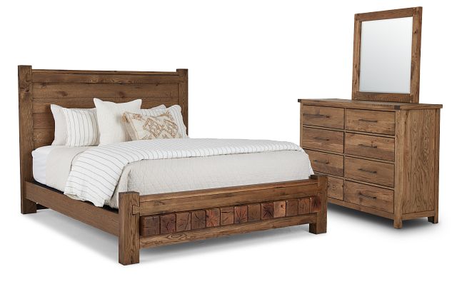 Salt Lake Mid Tone Platform Bedroom