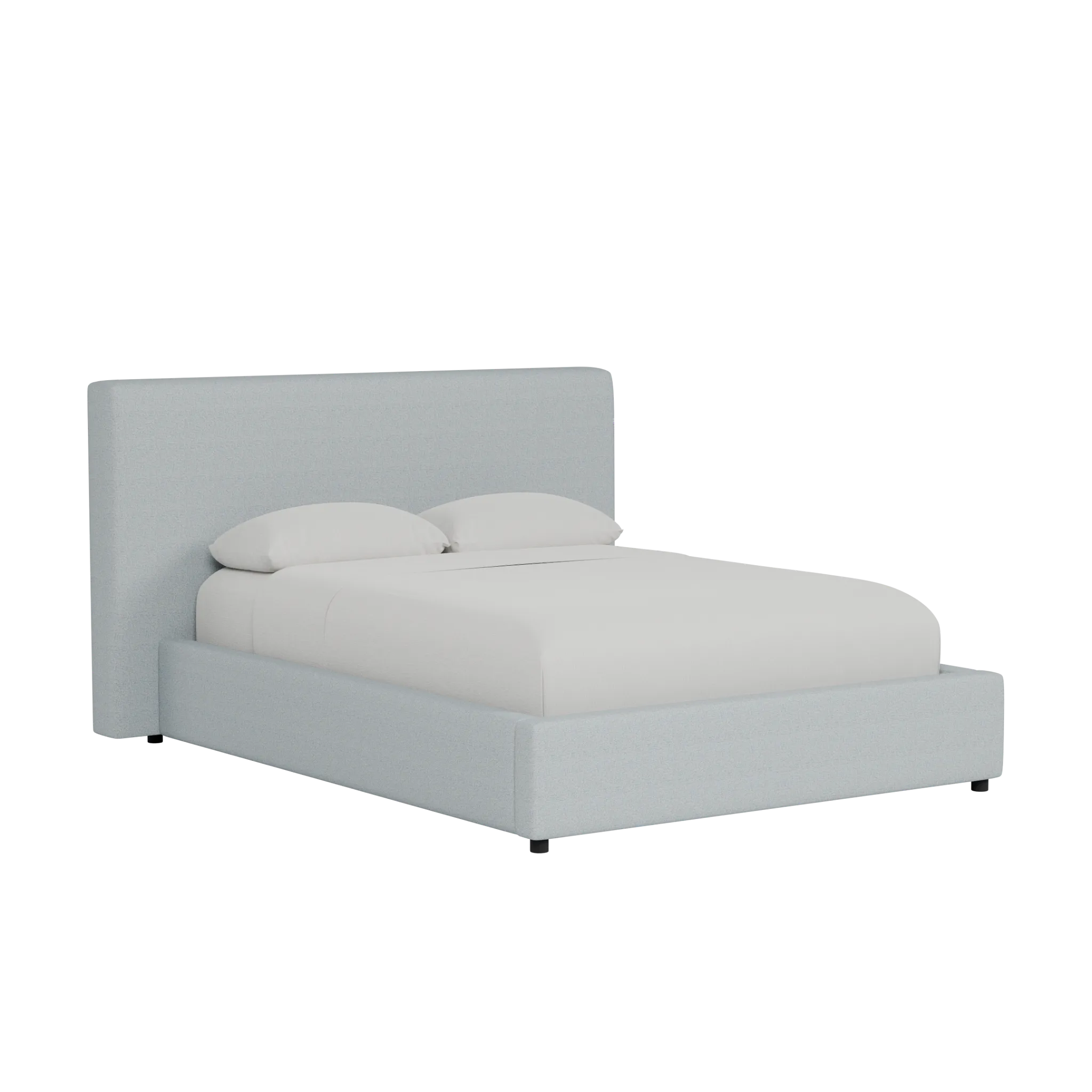 Grayton Natural Beauty Light Blue 44" Upholstered Platform Bed