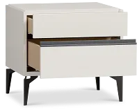 Oslo White Nightstand