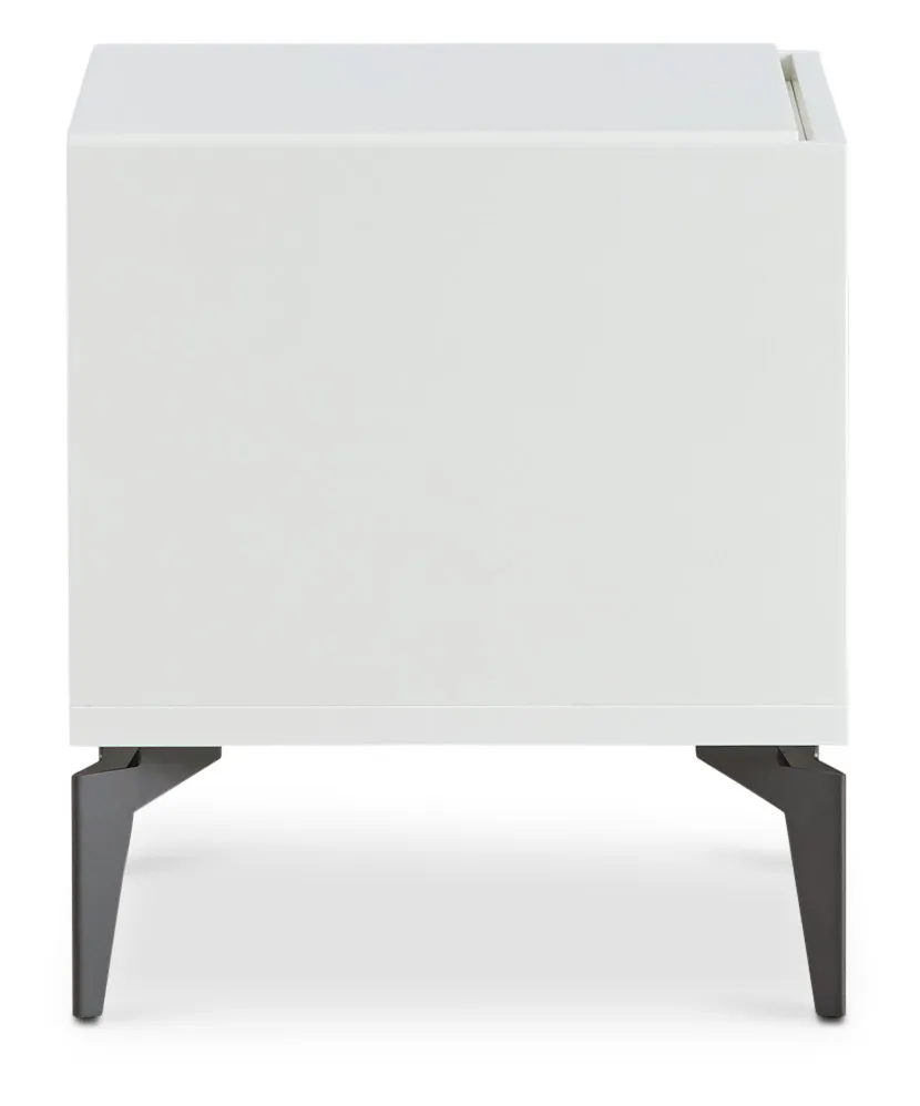 Oslo White Nightstand