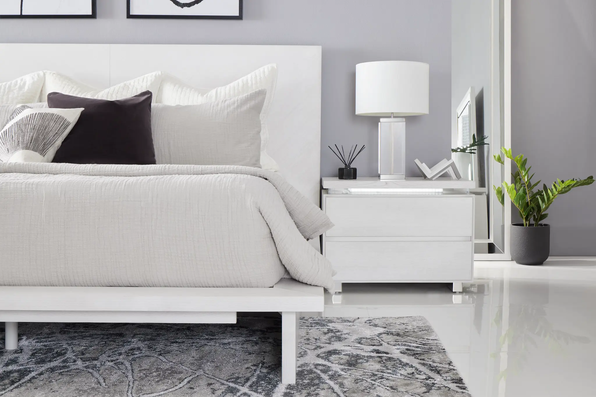 Bal Harbour White Nightstand Bal Harbour White Nightstand