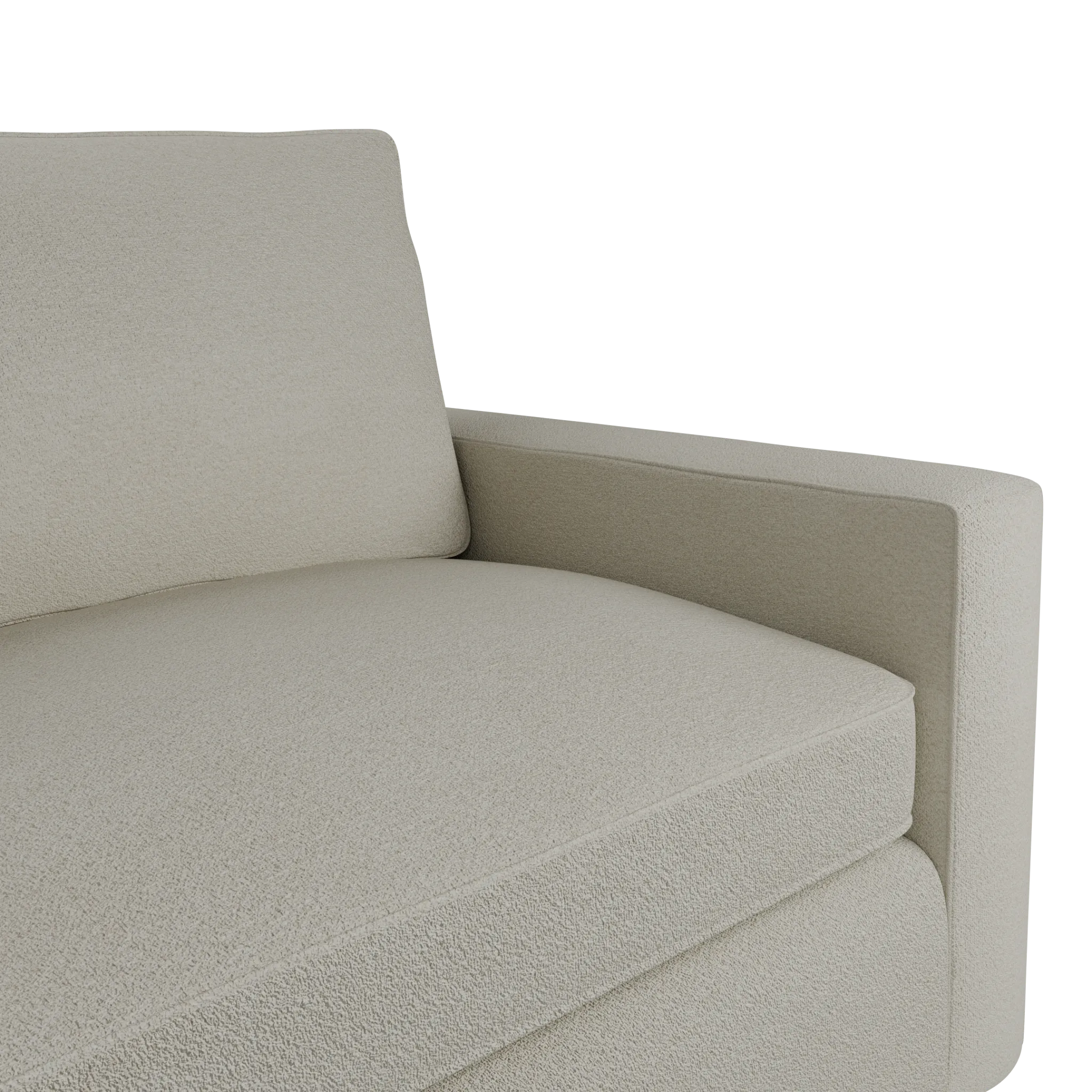 Siesta Elite Ivory Fabric Innerspring Sleeper