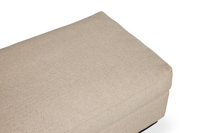 Veronica Khaki Down Ottoman