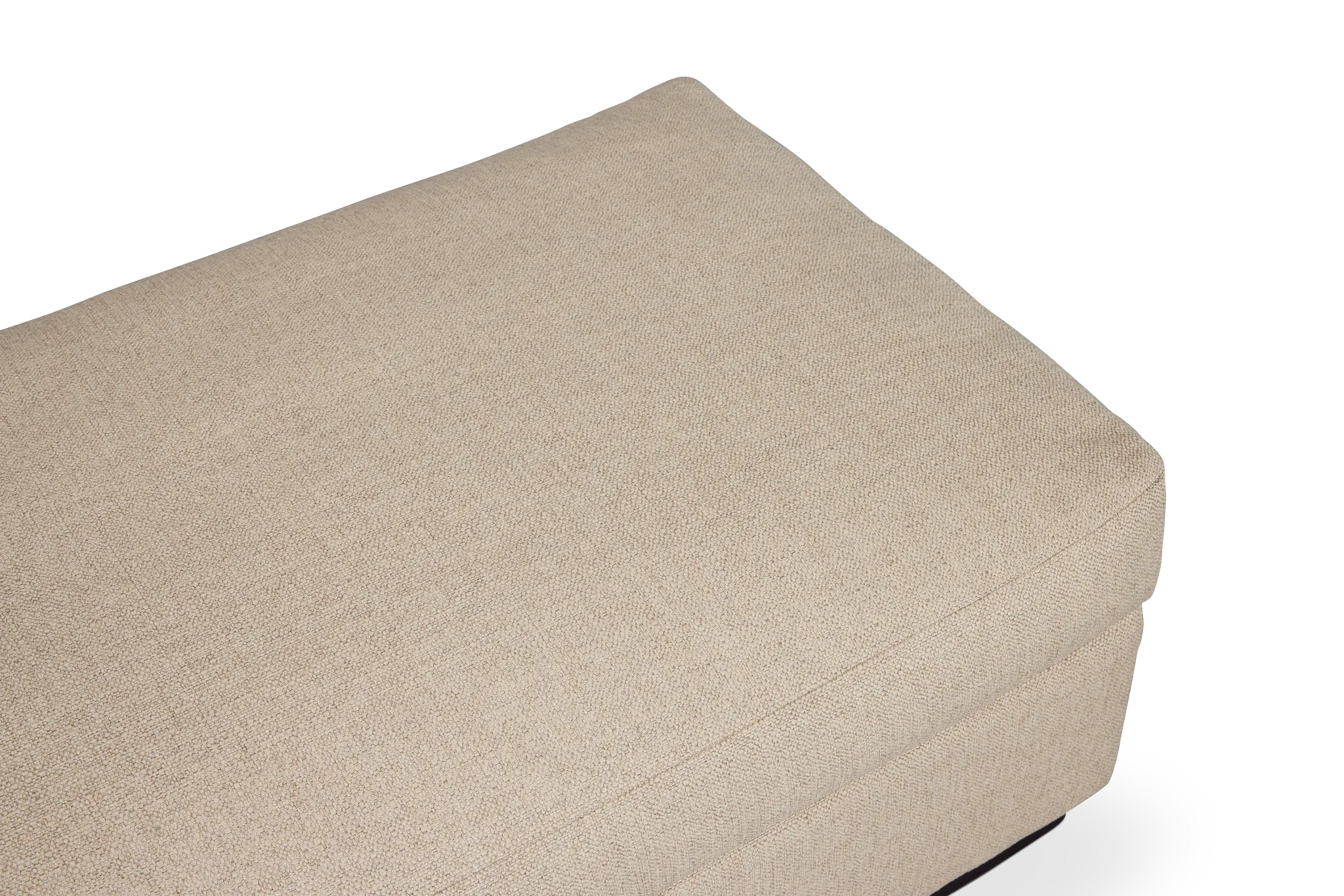 Veronica Khaki Down Ottoman