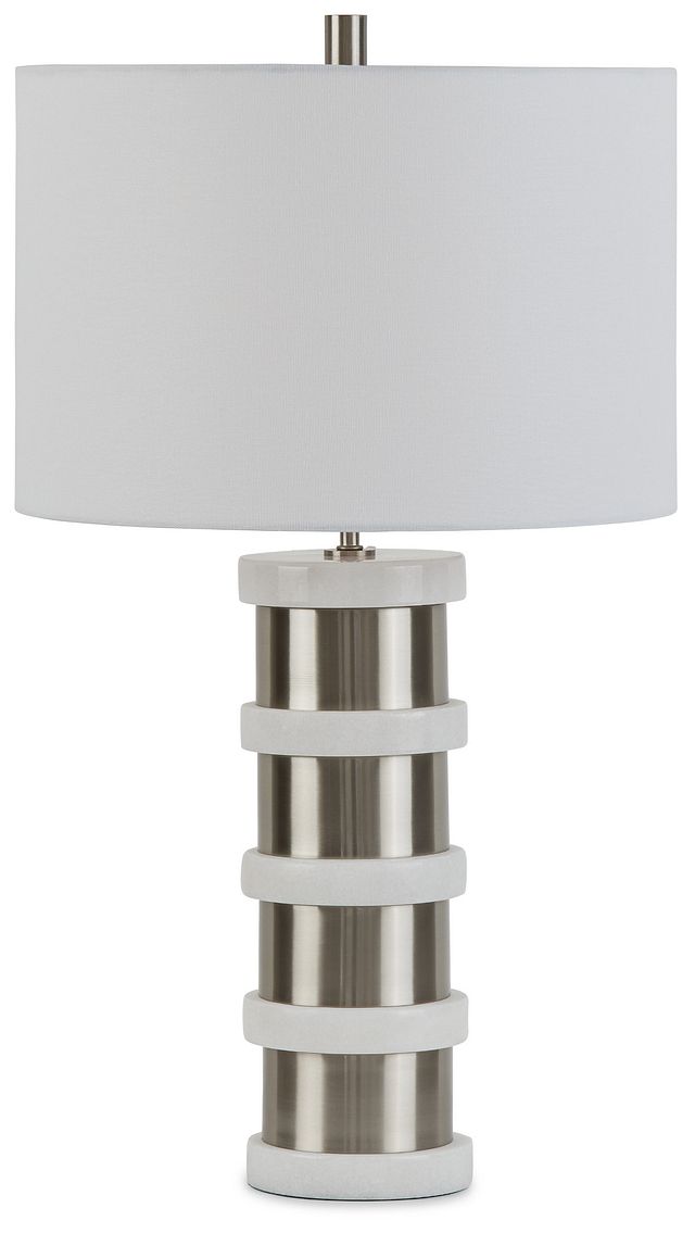 Alessia Silver Table Lamp