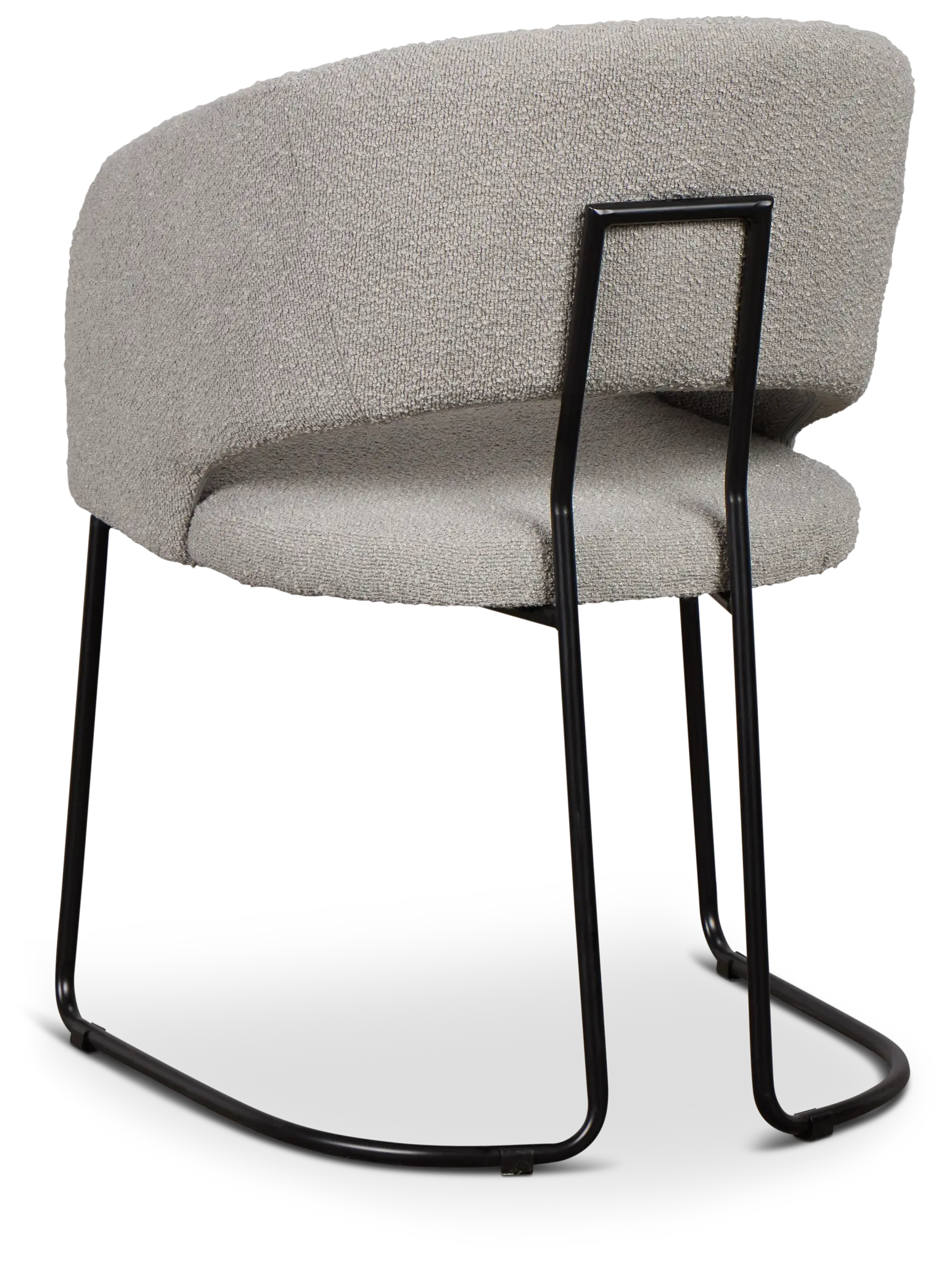 Merrick Gray Round Upholstered Side Chair Merrick Gray Round Upholstered Side Chair