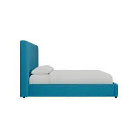 Grayton Joya Teal 54" Upholstered Platform Bed