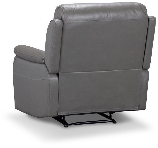 Graham Gray Lthr/vinyl Recliner